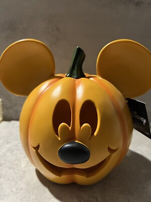 Disney Mickey LED Light Up Resin Pumpkin - Halloween 2024 Kohl's | eBay