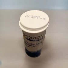 Hydrion 0-160 Ppm Peracetic Acid Test Strips Qty 50. Exp 11/1/2025.