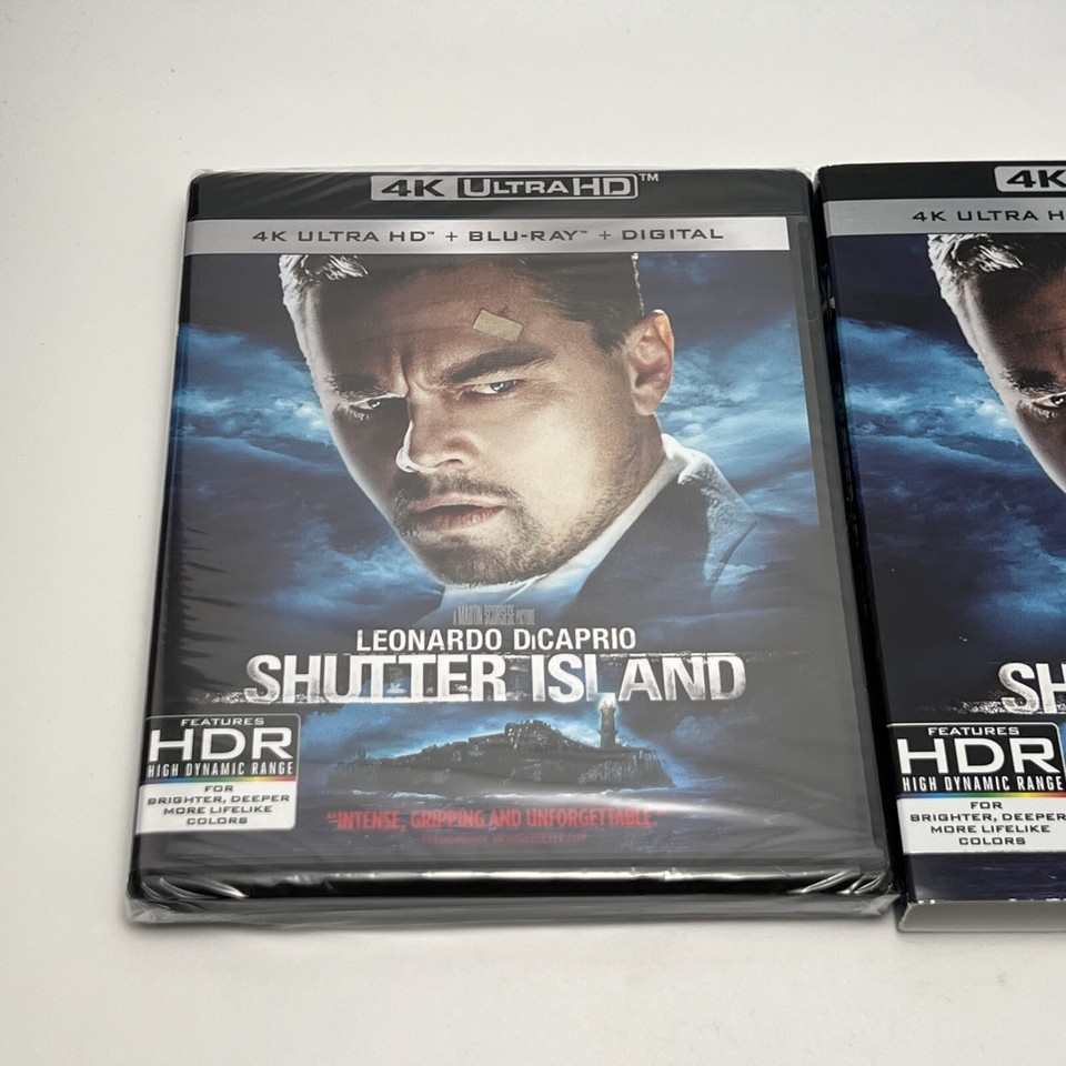 Shutter Island (2010) 4K UltraHD Bluray 2Disc US Release w/RARE