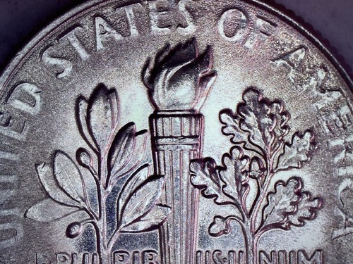 2015 P Roosevelt Dime Struck Through Heavy Grease Error 773004 - Picture 7 of 12