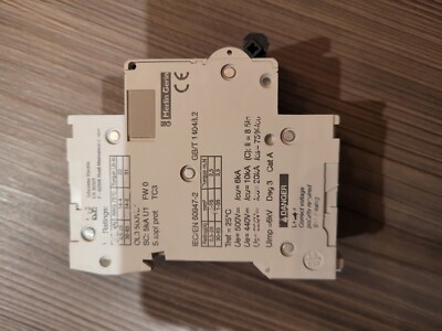 Disjoncteur C60H-DC 2P 6A Courbe C 500V DC Schneider Electric