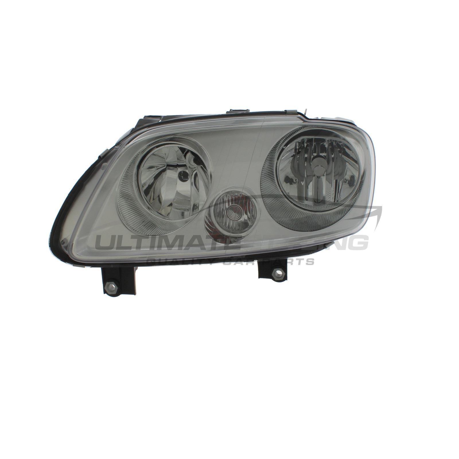 VW Caddy Mk2 2004-2010 OEM Chrome Headlight Headlamp N/s Passenger  