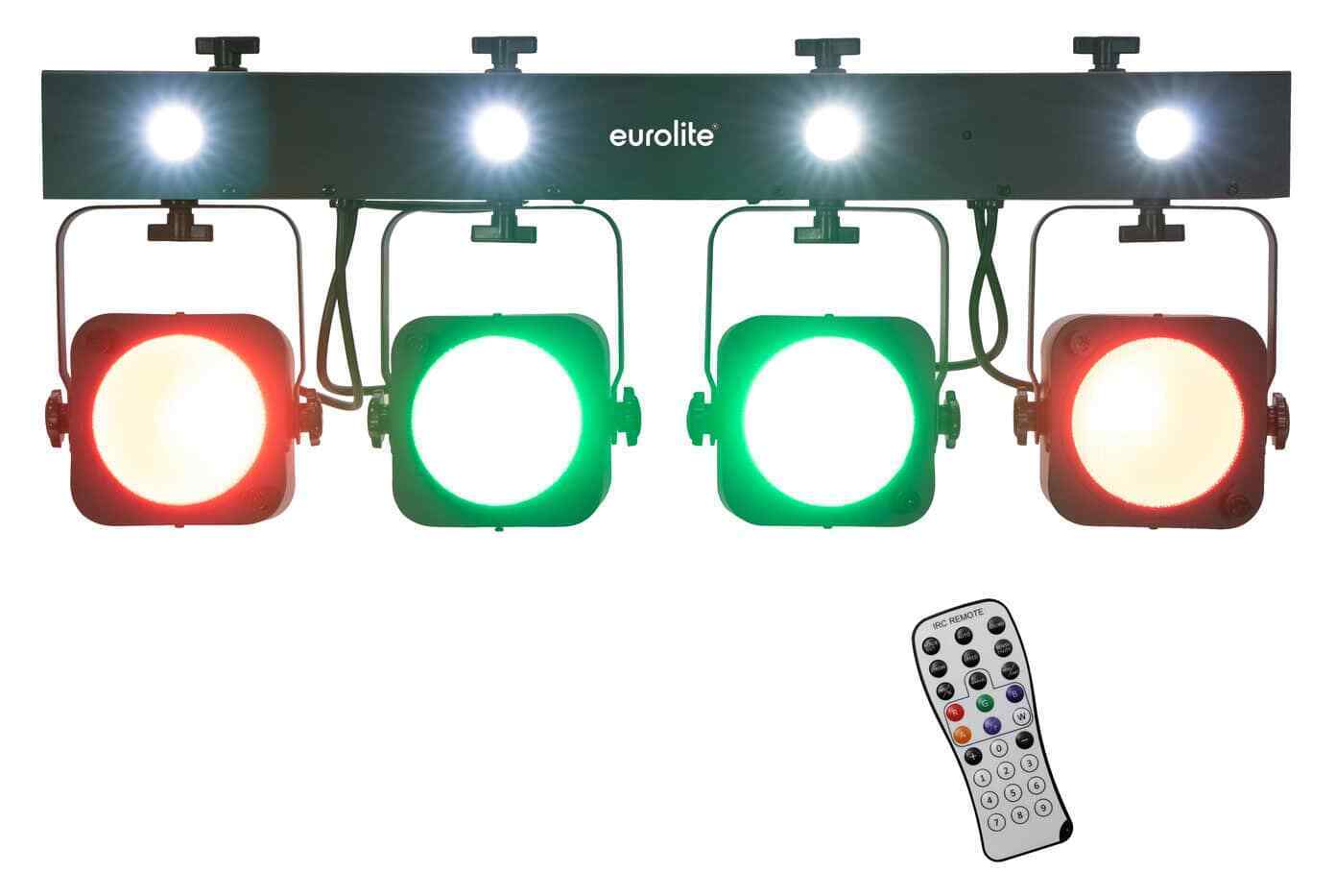 Thumbnail - Eurolite Led Kls-190 Kompakt-lichtset Cob-leds Rgb Dmx Strobe Spot