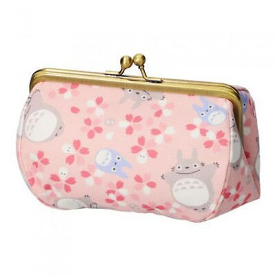 My Neighbor Totoro Gusseted Clasp Pouch (Hanami Totoro) Sakura Studio Ghibli Neu