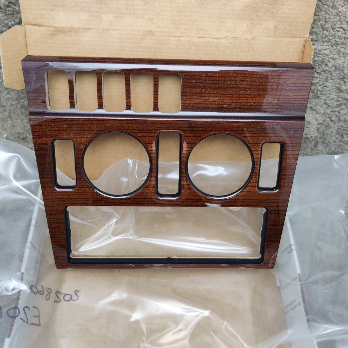 NEW Mercedes W202 C Class Heater Control Trim Zebrano Wood