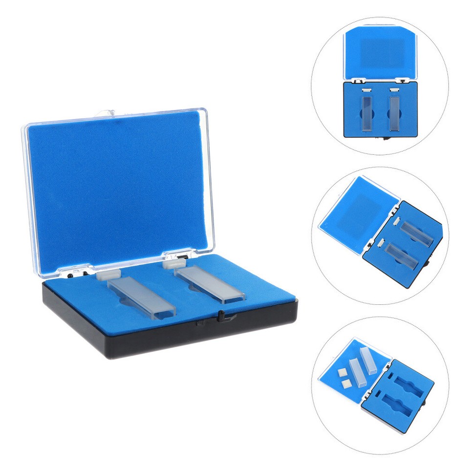 2 Pcs Quartz Cuvette Spectrophotometer Tubes Accurate Reading Light eBay