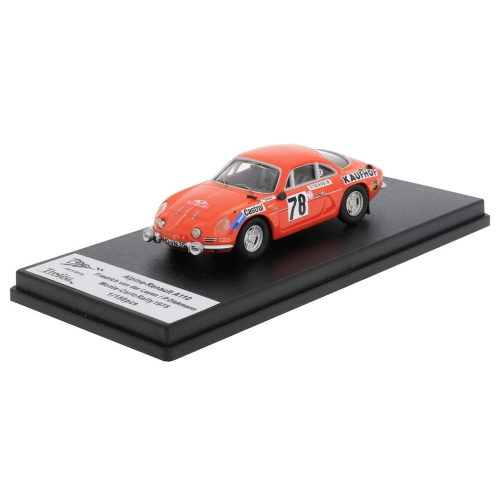 Alpine A110 1600 S Monte-Carlo 1975 – Miniature Trofeu échelle 1/43