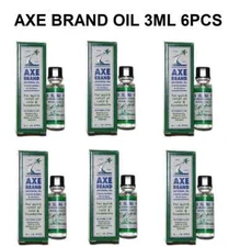 6X Axe Brand Universal Oil 3ML Quick Fast Relief Cold and Headache