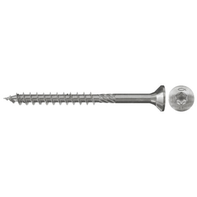 fischer Power-Fast Spanplattenschraube Teilgewinde Edelstahl A2 Senkkopf TX