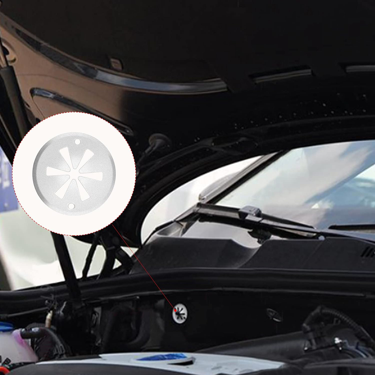 50 PCS Car Exhaust Heat Shield Clips for VW, 30mm Metal Locking Star Nut Washers eBay