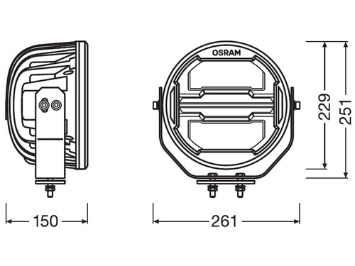 OSRAM LEDriving® Lightbar Arbeits und Zusatzscheinwerfer MX260-CB - LEDDL112-CB - Picture 6 of 6