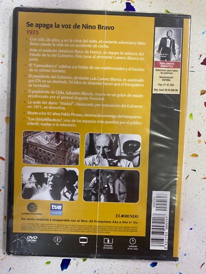 1973 LOS AÑOS DEL NO-DO NODO DVD NUEVO PRECINTADO SE APAGA LA VOZ