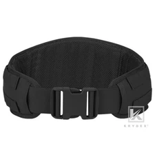 KRYDEX Men’s Tactical Belt MOLLE Padded Patrol Belt Quick Release Black