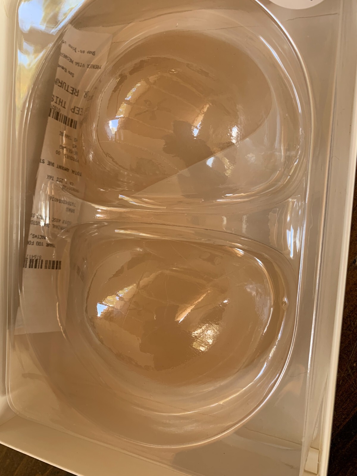 FASHION FORMS silicone ENHANCERS breast forms SHEER seethrough open