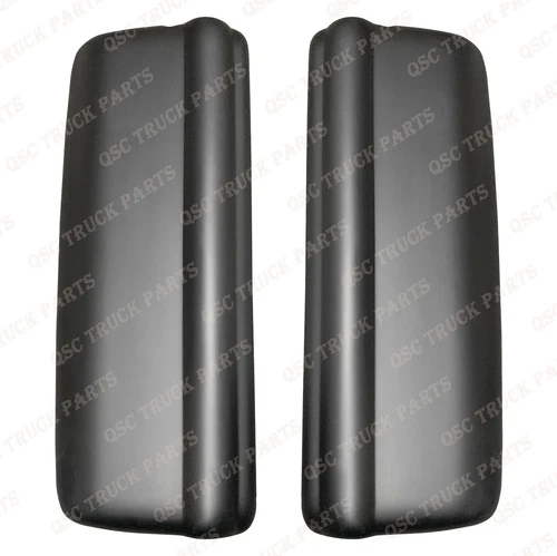 QSC Door Mirror Black Cover Set Left & Right for Volvo VNL Trucks 04-11
