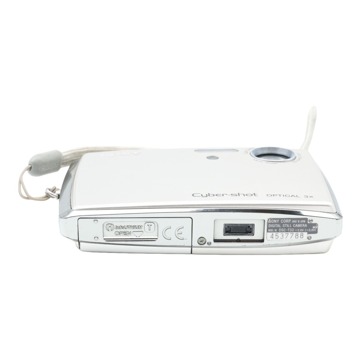 Sony CyberShot DSC-T33 5MP 3x Optical Zoom CCD Digital