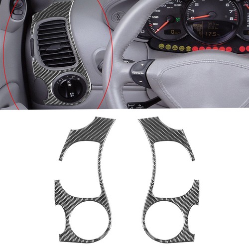 For Porsche 911 996 & Boxster 986 98-04 Carbon Fiber Side Air Vent Outlet Cover - Bild 1 von 11