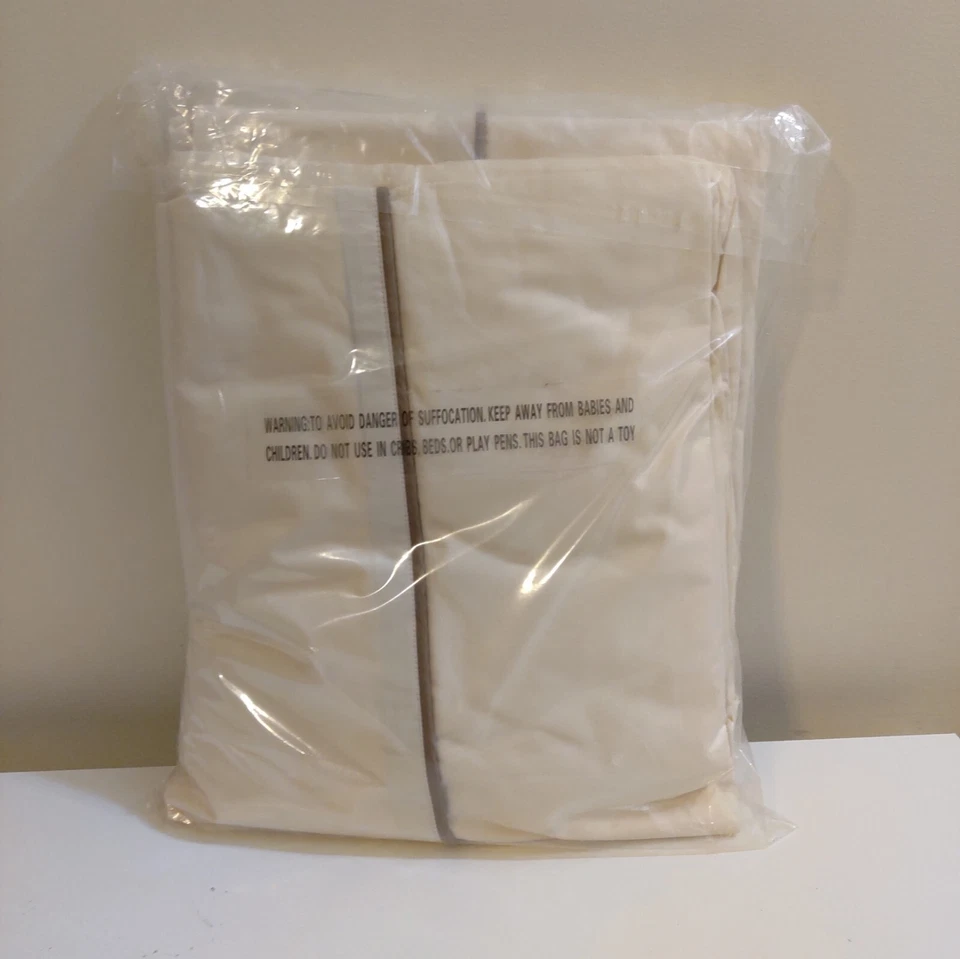 Comfort 100% Cotton Bedding Collection Cream, Taupe Satin Piping. - Image 4 of 4