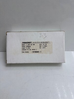 Ashcroft T-ASH-G2-500 Gauge Drucksensor, 500 Psig