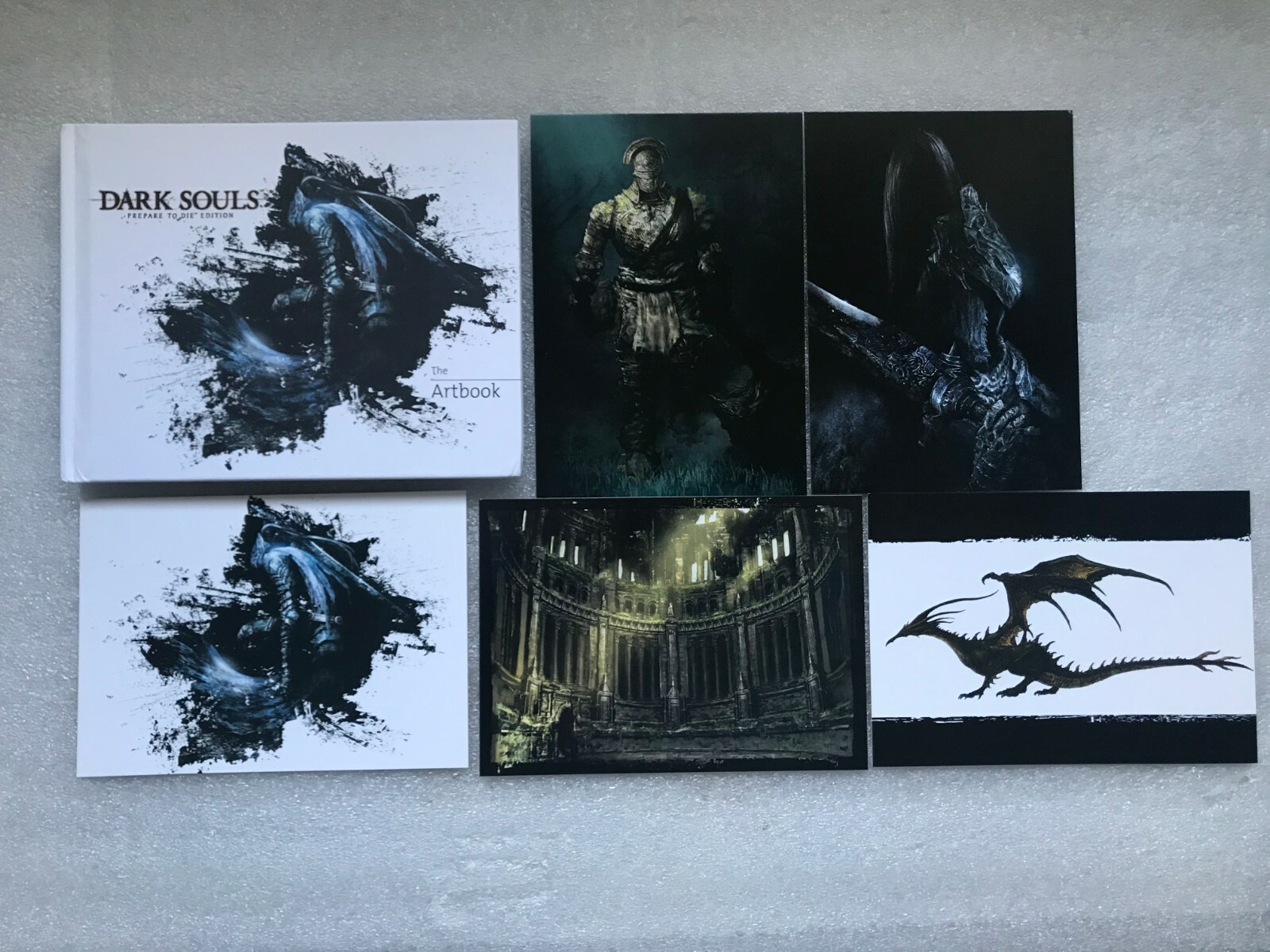 Dark Souls Art Book Prepare to Die Edition + Dark Souls Postcards PS3