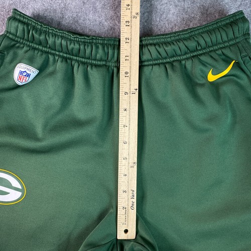 Green Bay Packers Sweatpants Mens Medium Nike Therma Fit Drawstring - Picture 6 of 14