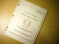 Hamilton Standard Propeller Spinners Parts Manual   