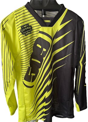 Motorsports Racing Jersey  509 Voltage Men s Small Neon Black Mesh Sides