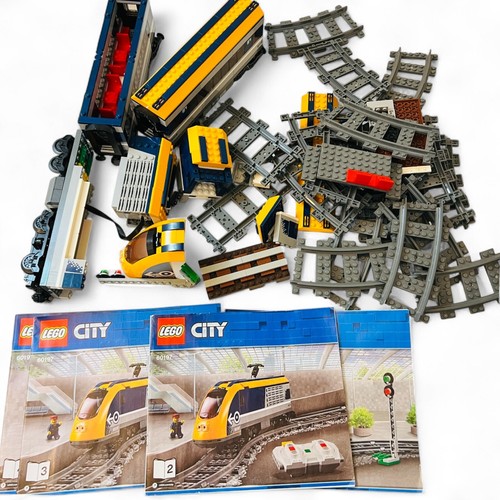 LEGO City Passenger Train Set 60197 – Tracks, Train Parts & Manuals – Incomplete