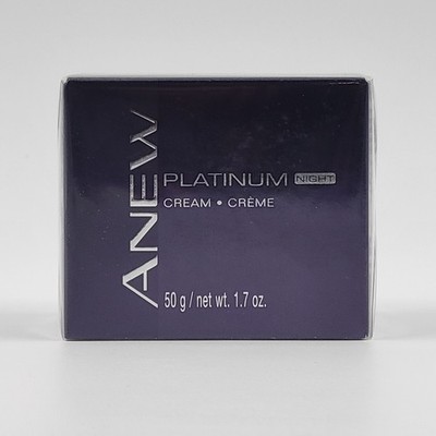 Avon~Anew Platinum Night Cream~Net wt. 1.7 oz.~New Factory Sealed