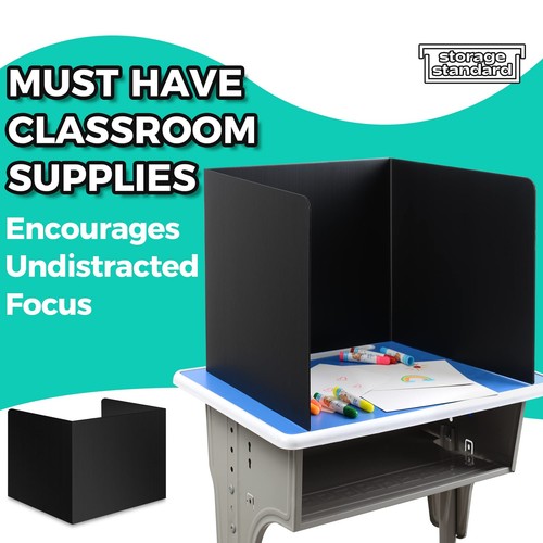 22-Pack Desk Dividers for Students - Durable & Waterproof Plastic Study Carre... - Picture 5 of 9