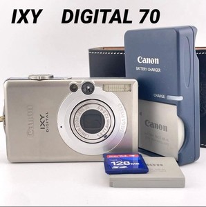 Canon IXY Digital 70 デジタルカメラ　美品 美品/希少品】 Canon IXY DIGITAL 70 動作品 付属品多数 CANON