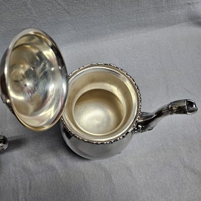Wilcox International Silver USA Du Barry Floral 7601 & 7602 Tea
