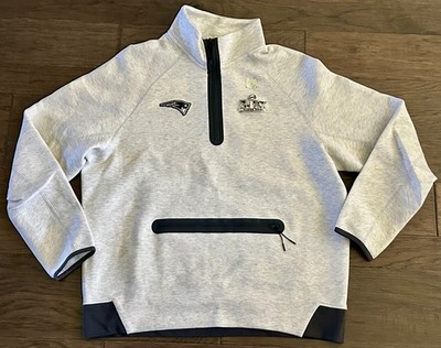 New England Patriots Nike Super Bowl LX Opening Night Tech Fleece 1/2 Zip XL 60