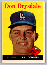 Top 10 Don Drysdale Baseball Cards 22
