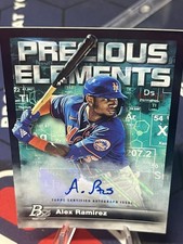 2023 Bowman Platinum Precious Elements Alex Ramirez #PE-12 (RC) /50 Auto