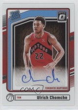 2024 Panini Donruss Optic Rated Rookie Signatures Ulrich Chomche #318 Auto 1q4v