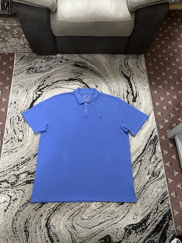 Joules Woody Poloshirt mittelblau neu mit Etikett Größe 2XL Herren kurzarm "