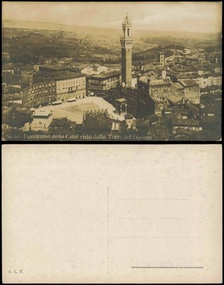 Cartoline Siena Città visto dalla Torre del Duomo 1919  Toskana Italien