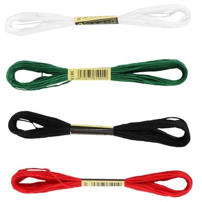 72pcs Kreuzstichfäden Stickbänder Floss mit Brettern zum Stricken