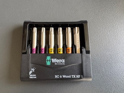 Wera Bit-Check 6 Wood TORX HF6-tlg. mit Haltefunktion Assy 05056470001