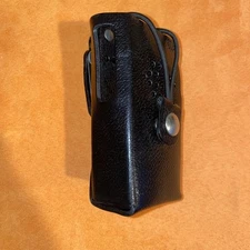 Hytera PD 402 412 500 502 Leather Case A Wedge Swivel Belt Clip Free shipping