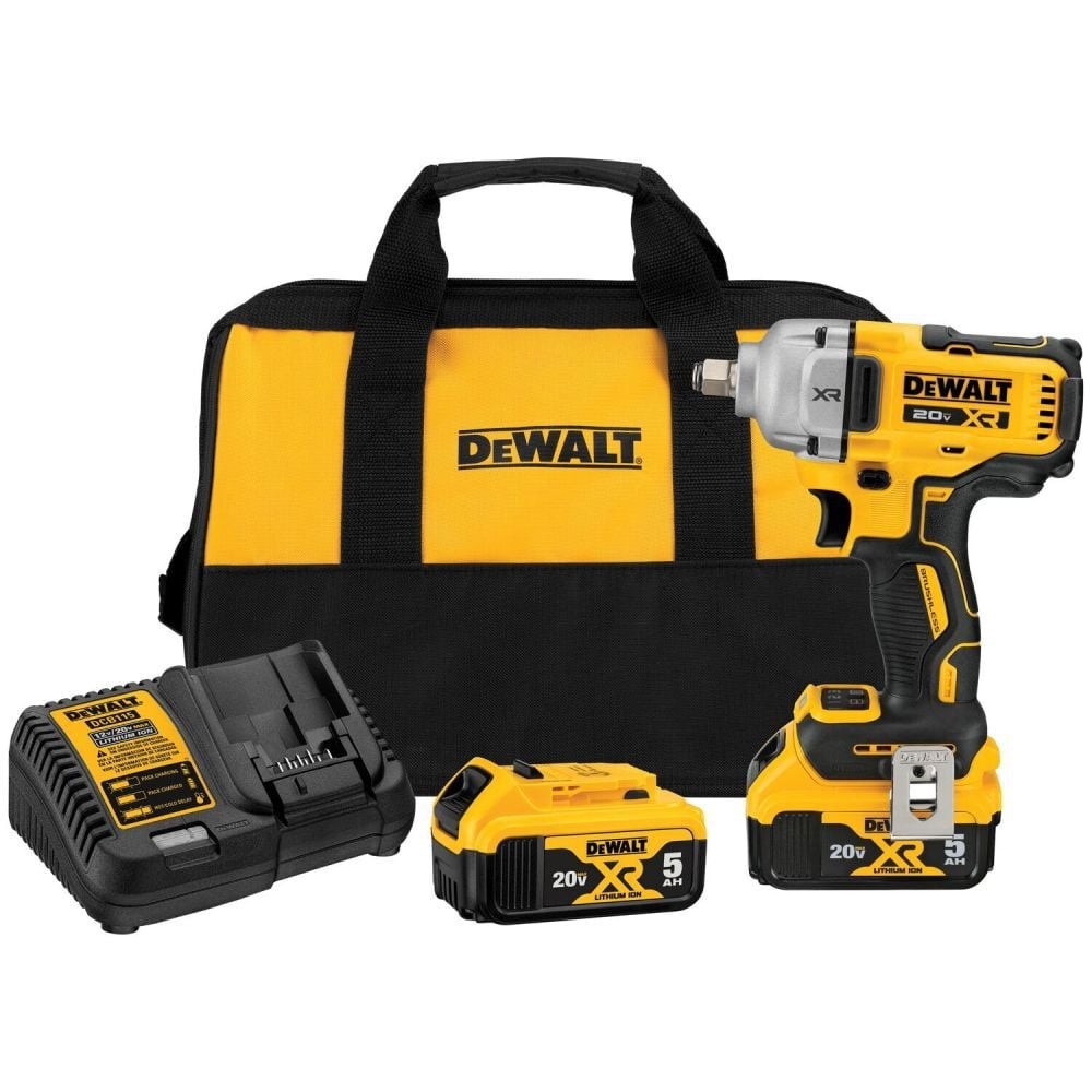 Комплект ударных ключей среднего класса Dewalt 20V Max Xr 12 дюйма с кольцевой наковальней 89790₽