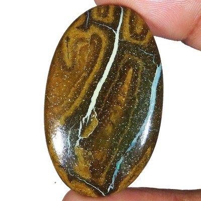 57.20 Karat 100% Natürlich Boulder Opal Oval Cabochonschliff Lose Edelstein