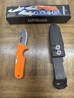 Cold Steel Click - N-Cut Hunter Lockback Folding Knife - CS-40AT