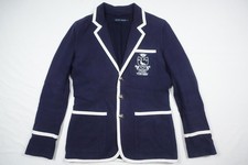 Ralph Lauren Blue Label Blazer Jacket Sport Coat Navy Crest RARE 4