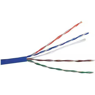 Carol Cr5.30.07 Cable, Cat 5E, 24 Awg, 100 Ft, Blue
