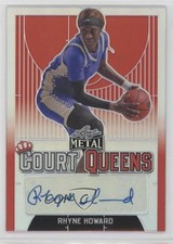 2021-22 Leaf Metal Court Queens Red Rainbow /5 Rhyne Howard #CQ-RH1 Auto 0v9