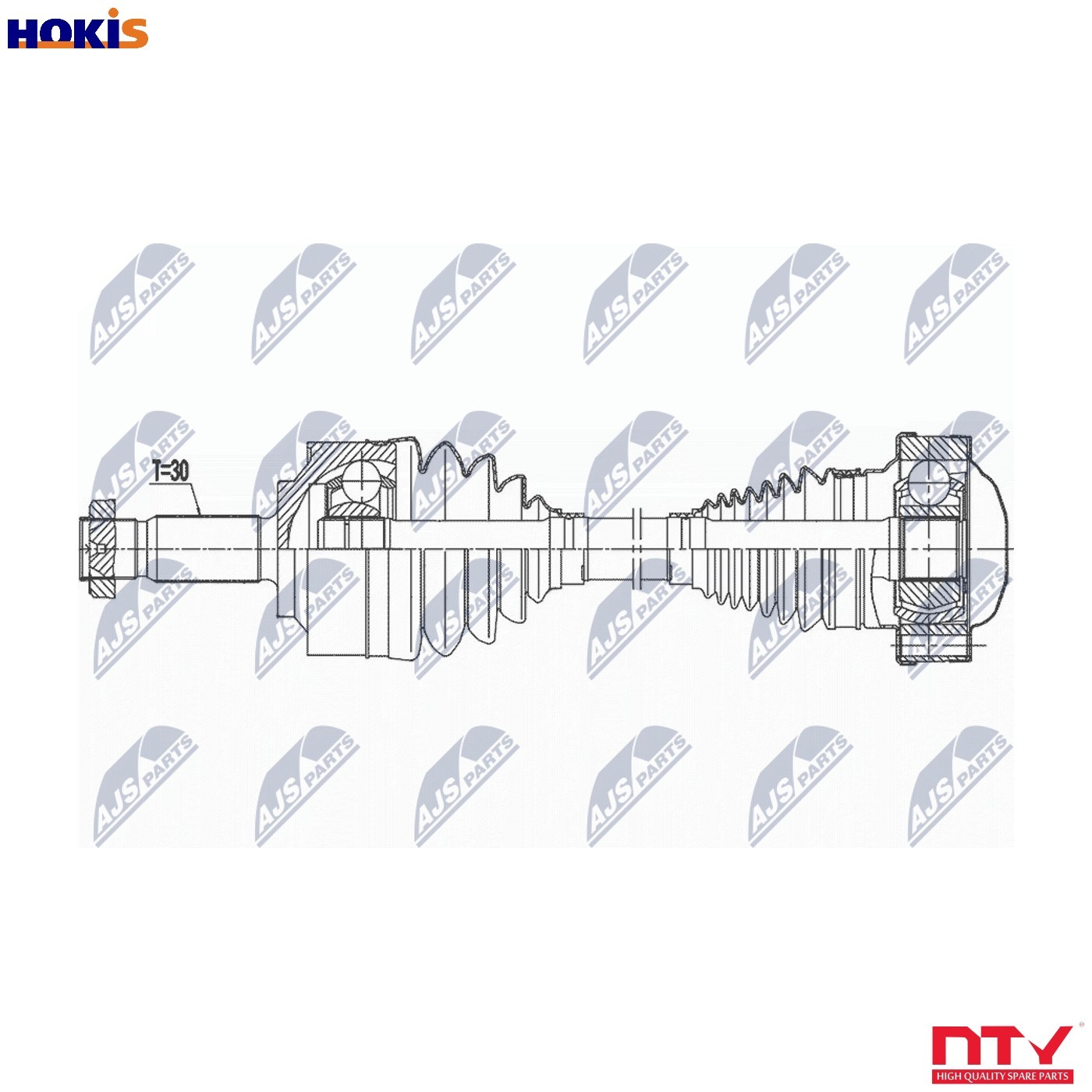 DRIVE SHAFT NPW-ME-126 FOR MERCEDES-BENZ VIANO VITO/MIXTO/Van/Bus 2.1L 4cyl - Image 6