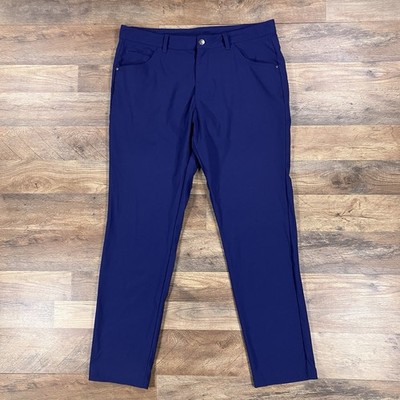 Adidas Golf Pants Mens 35x32 Blue Adicross Straight Leg Performance Chino