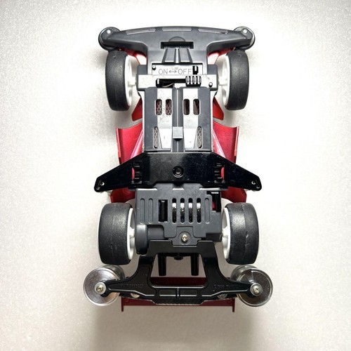 Tamiya Mini 4WD Big Bang Ghost Candy Red Super 1 telaio modello verniciato - Foto 11 di 11